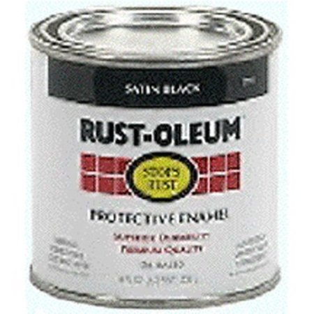 RUST-OLEUM Paint Rust Obs Sat White 1/2Pt 7791730